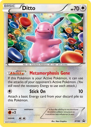 Ditto 40/211 from XY Promos