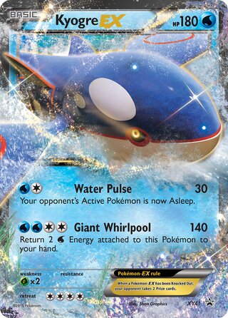 Kyogre-EX 41/211 from XY Promos