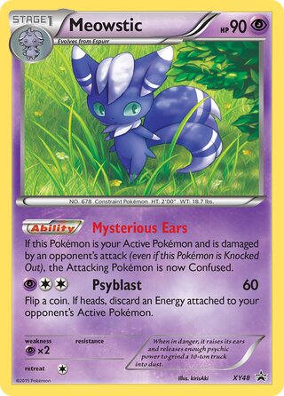 Meowstic 48/211 from XY Promos