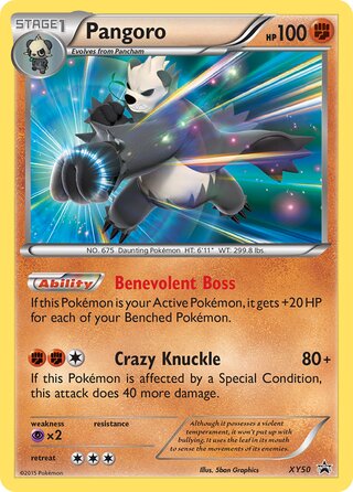 Pangoro 50/211 from XY Promos