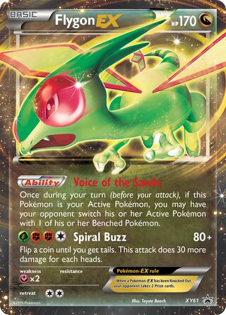 Flygon-EX 61/211 from XY Promos
