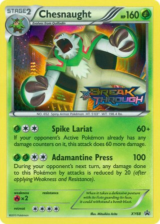 Chesnaught 68/211 from XY Promos