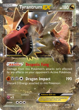 Tyrantrum-EX 70/211 from XY Promos