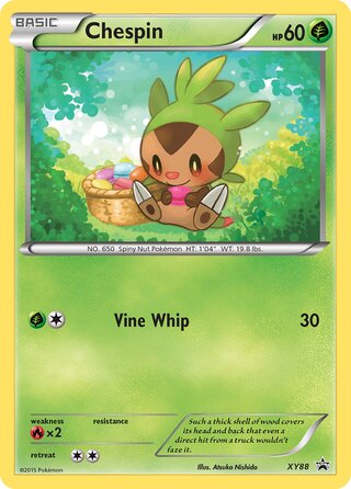 Chespin 88/211 from XY Promos