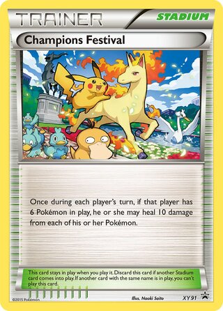 Champions Festival 91/211 from XY Promos