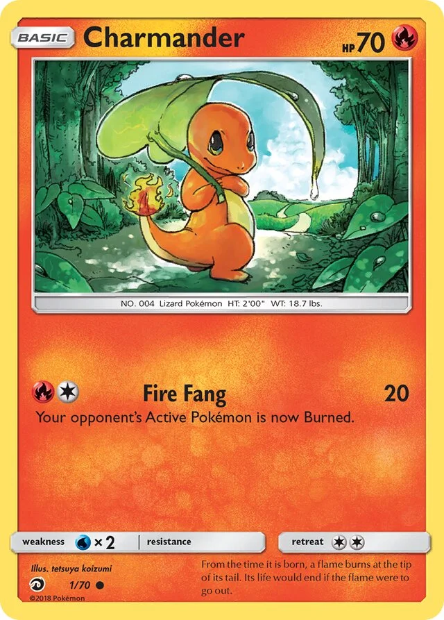 Charmander 1/78 from Dragon Majesty