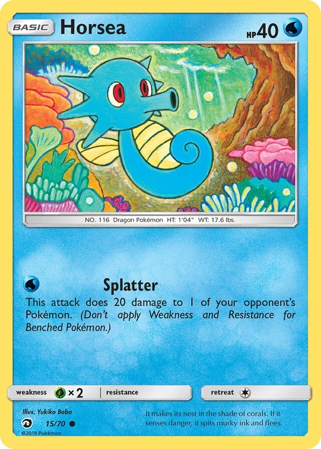 Horsea 15/78 from Dragon Majesty