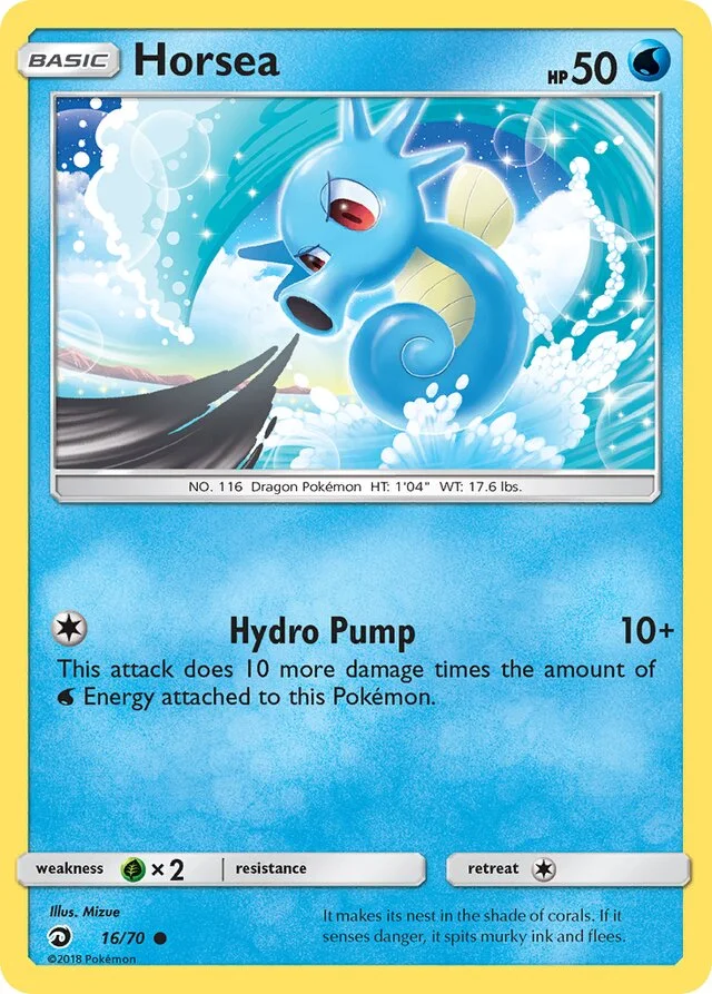 Horsea 16/78 from Dragon Majesty