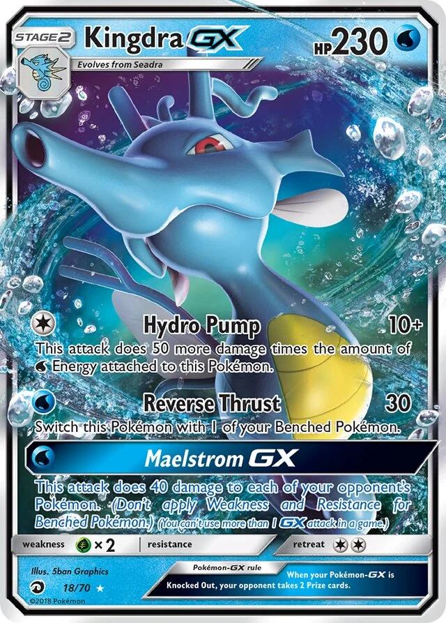 Kingdra GX 18/78 from Dragon Majesty