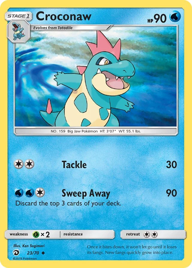 Croconaw 23/78 from Dragon Majesty
