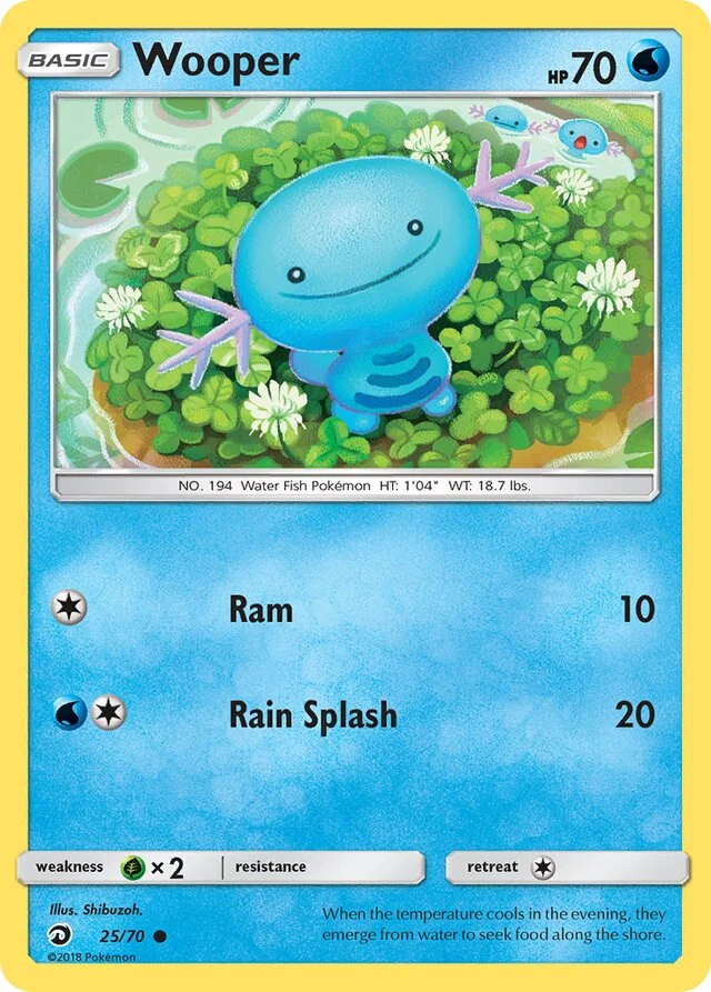 Wooper 25/78 from Dragon Majesty