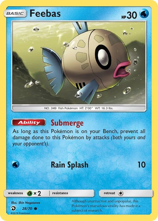Feebas 28/78 from Dragon Majesty