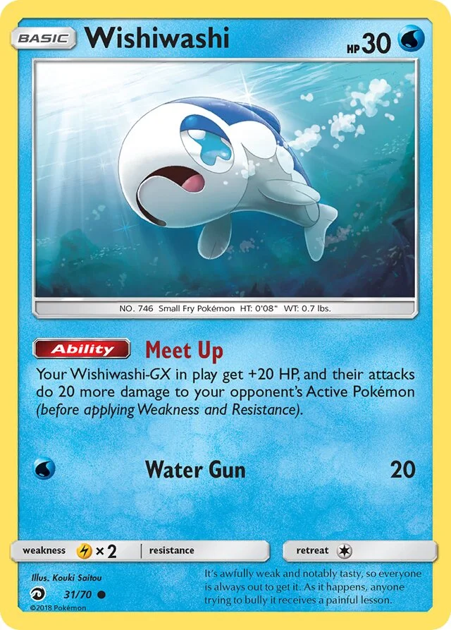 Wishiwashi 31/78 from Dragon Majesty