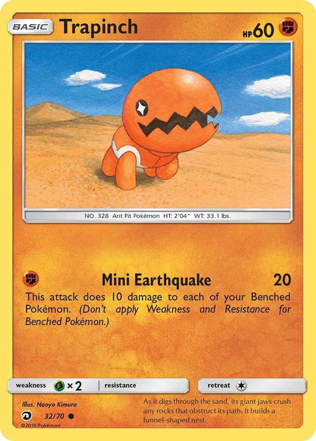 Trapinch 32/78 from Dragon Majesty