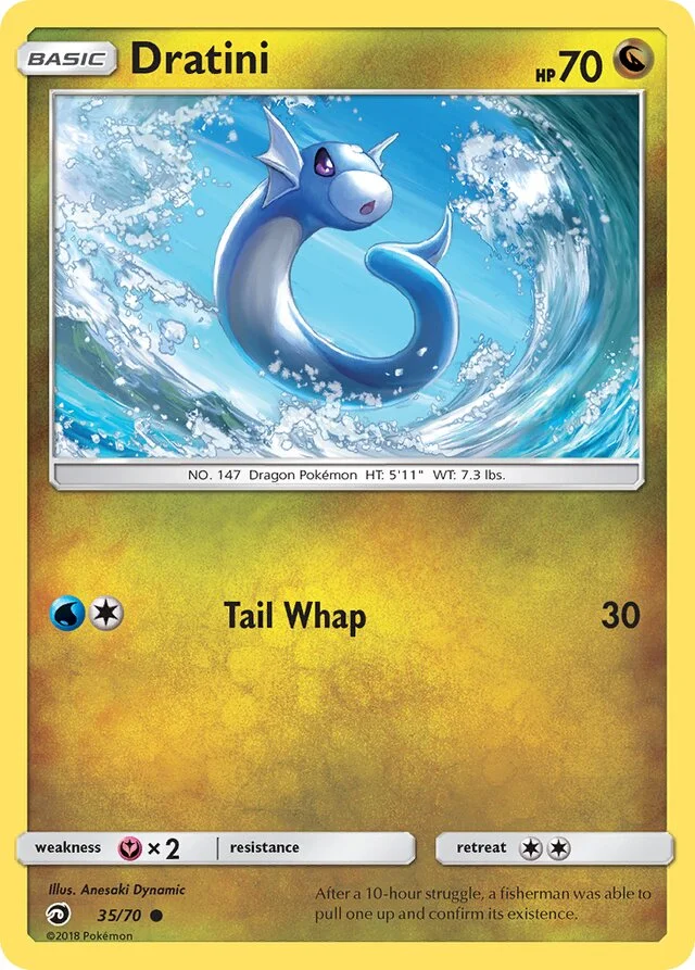 Dratini 35/78 from Dragon Majesty