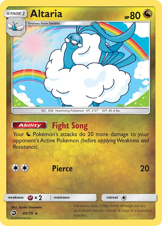 Altaria 40/78 from Dragon Majesty