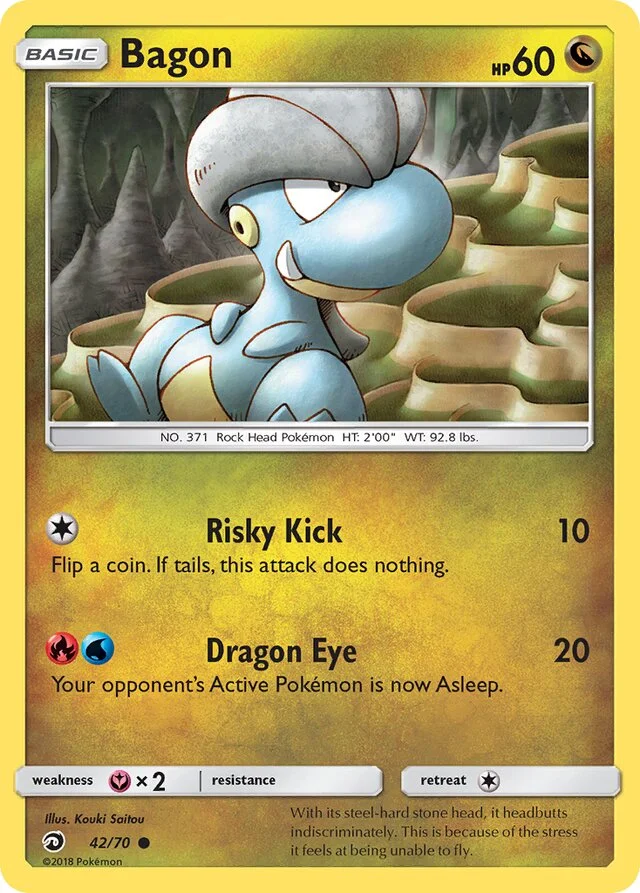 Bagon 42/78 from Dragon Majesty