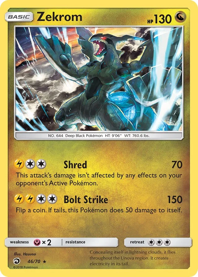Zekrom 46/78 from Dragon Majesty