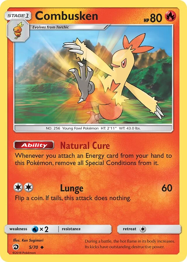 Combusken 5/78 from Dragon Majesty