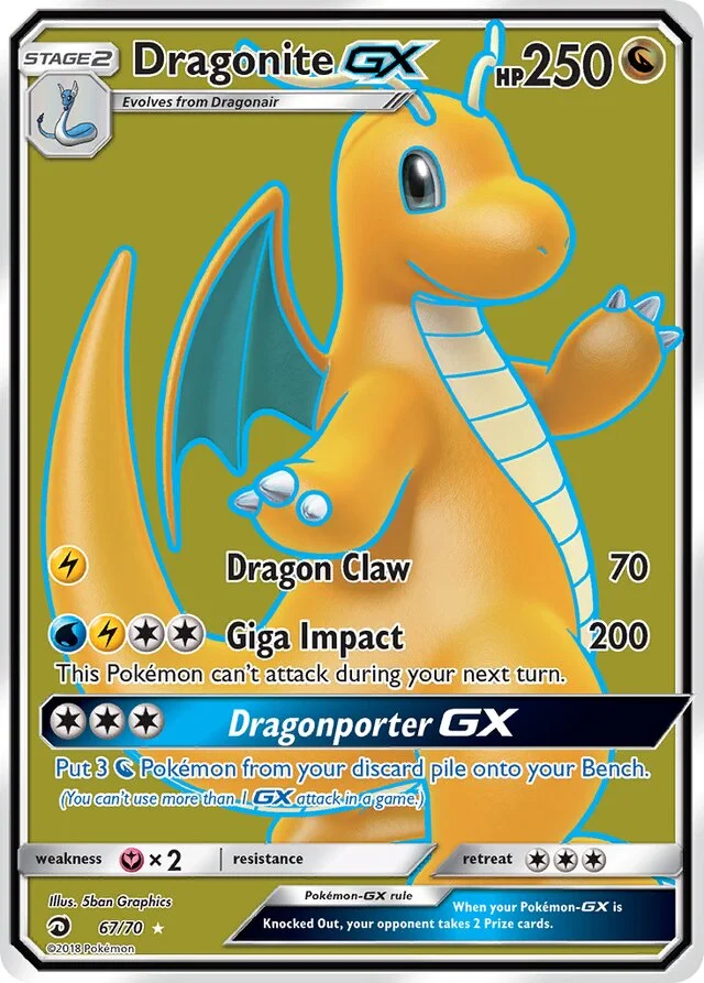 Dragonite GX 67/78 from Dragon Majesty