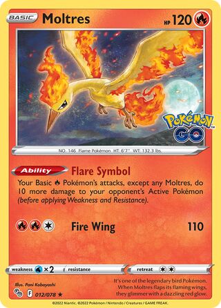 Moltres 12/88 from Pokémon GO