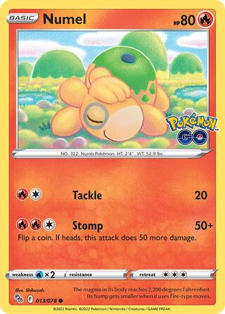 Numel 13/88 from Pokémon GO