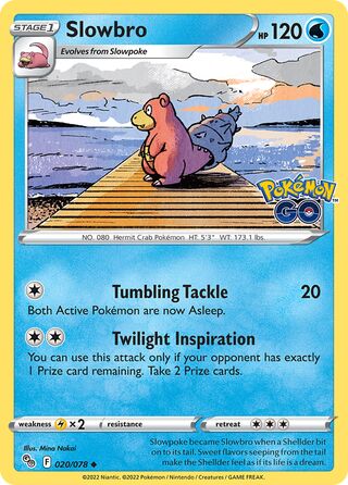 Slowbro 20/88 from Pokémon GO