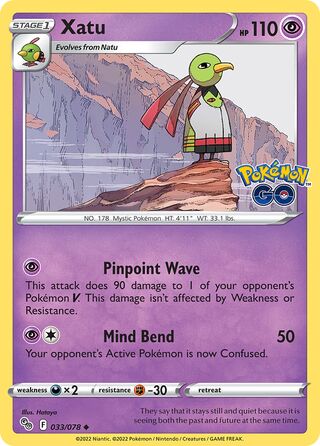Xatu 33/88 from Pokémon GO