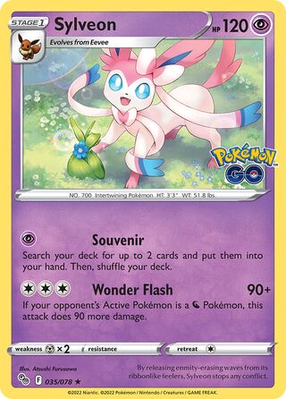 Sylveon 35/88 from Pokémon GO