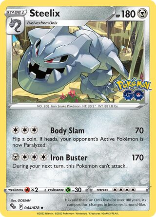 Steelix 44/88 from Pokémon GO