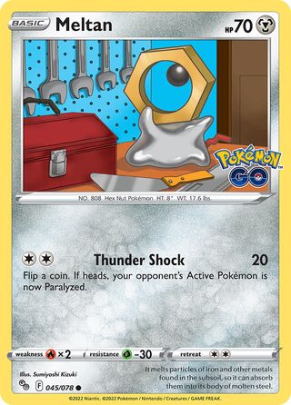 Meltan 45/88 from Pokémon GO
