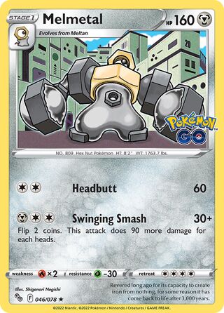 Melmetal 46/88 from Pokémon GO
