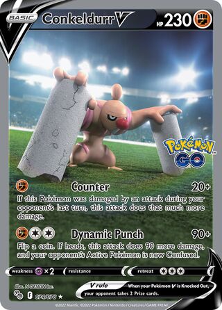 Conkeldurr V 74/88 from Pokémon GO