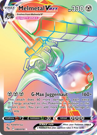 Melmetal VMAX 80/88 from Pokémon GO