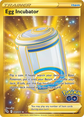 Egg Incubator 87/88 from Pokémon GO