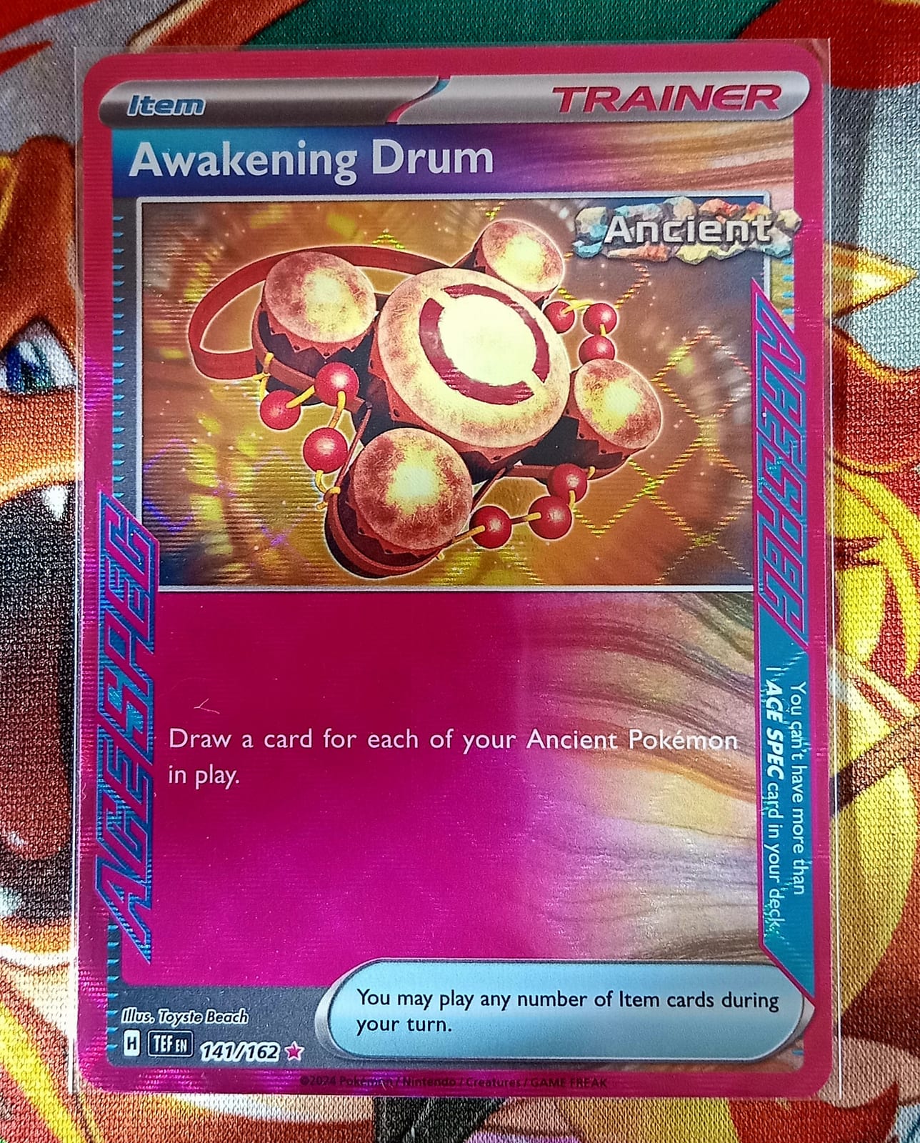 awakening drum pokemon card Placeholder Image Provided Awakening Drum (141/162) - [ACE