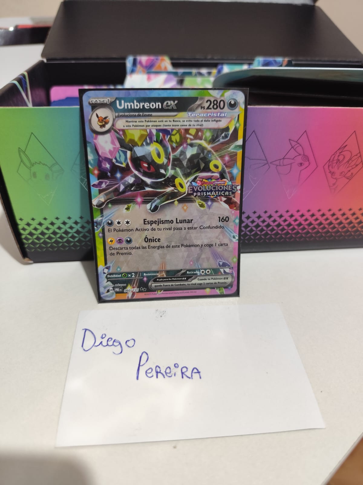 Umbreon Ex 060/131 Promo (Prismatic Evolutions Stamp) Español