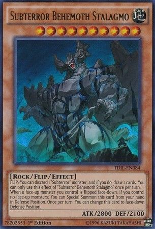 TDIL-SP084 - Behemoth del Subterror Stalagmo - Ultra Rare 1st Edition