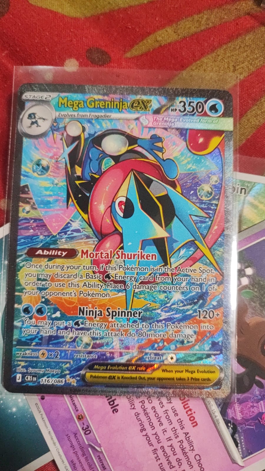 Mega Greninja ex - 116/086 - TCGmatch Chile