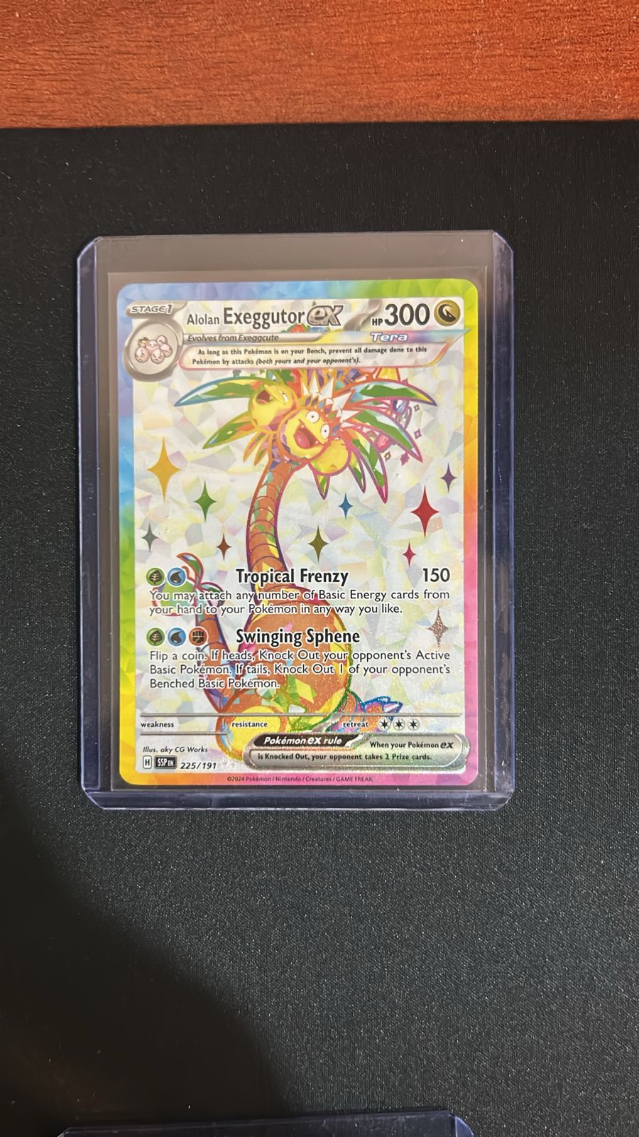 225 191 pokemon card Amazon.com: Pokemon - Alolan Exeggutor ex 225/191 main image 1