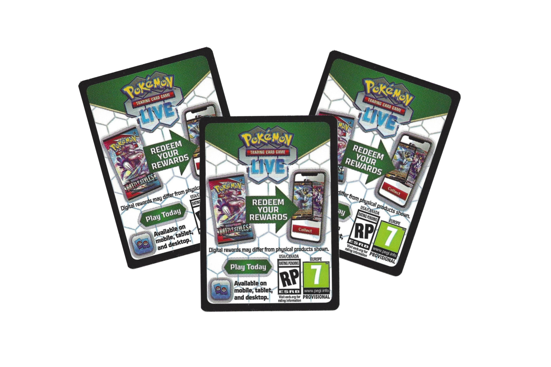 Set 20 Códigos Pokémon TCG Live (Inglés)