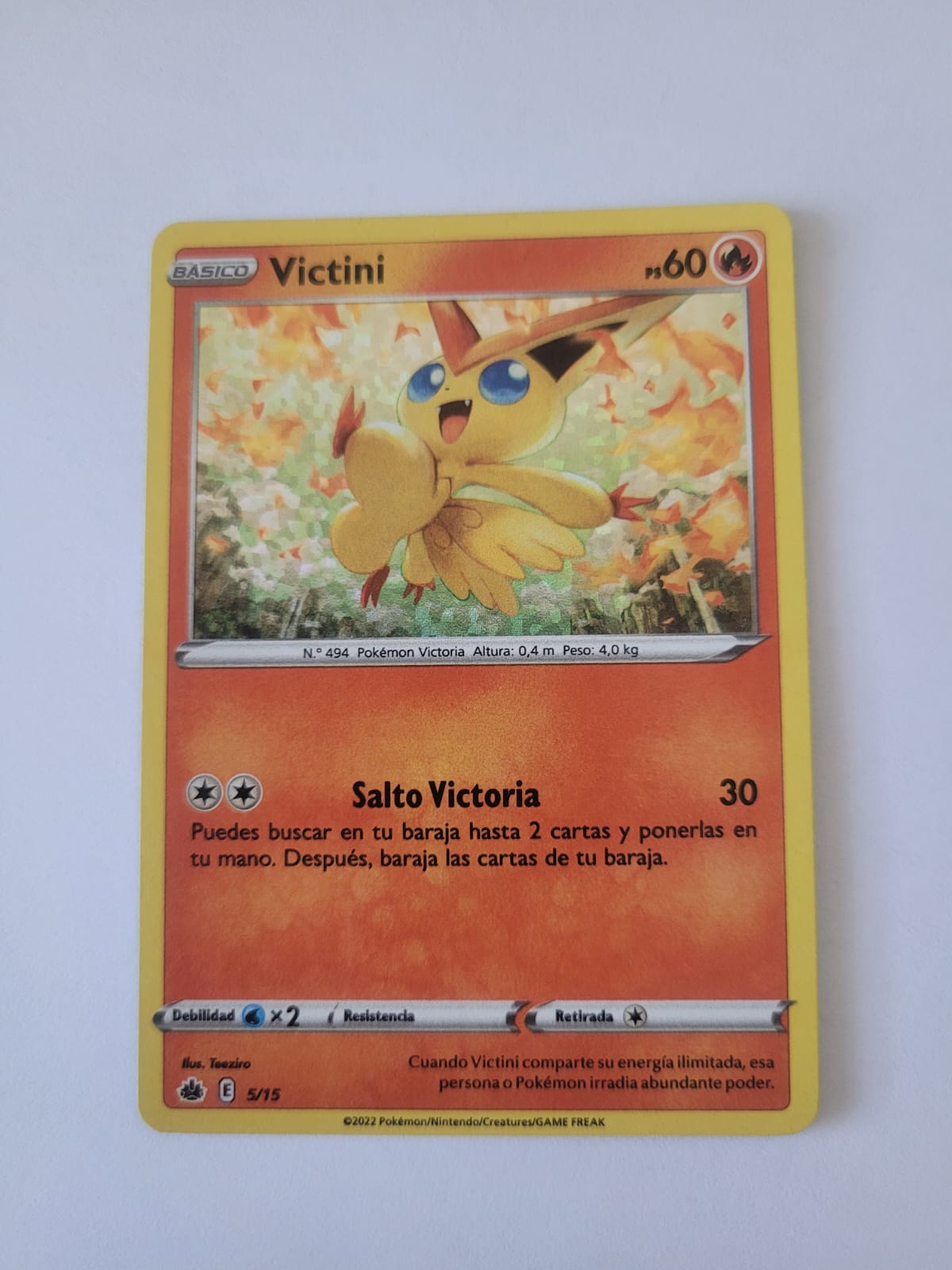 victini pokemon card 5 15 5/15 McDonald's Collection 2022 NM Ultra Rare Retreat cost Victini #15 Prices | Pokemon