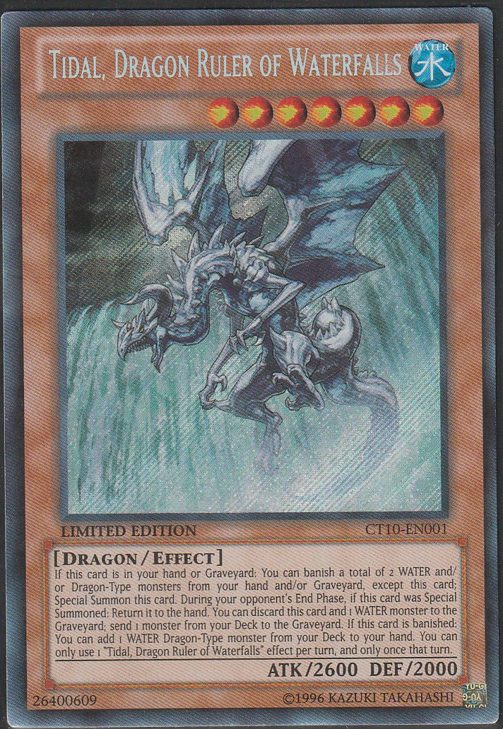 Tidal, Dragon Ruler of Waterfalls (SeR) (CT10-EN001)