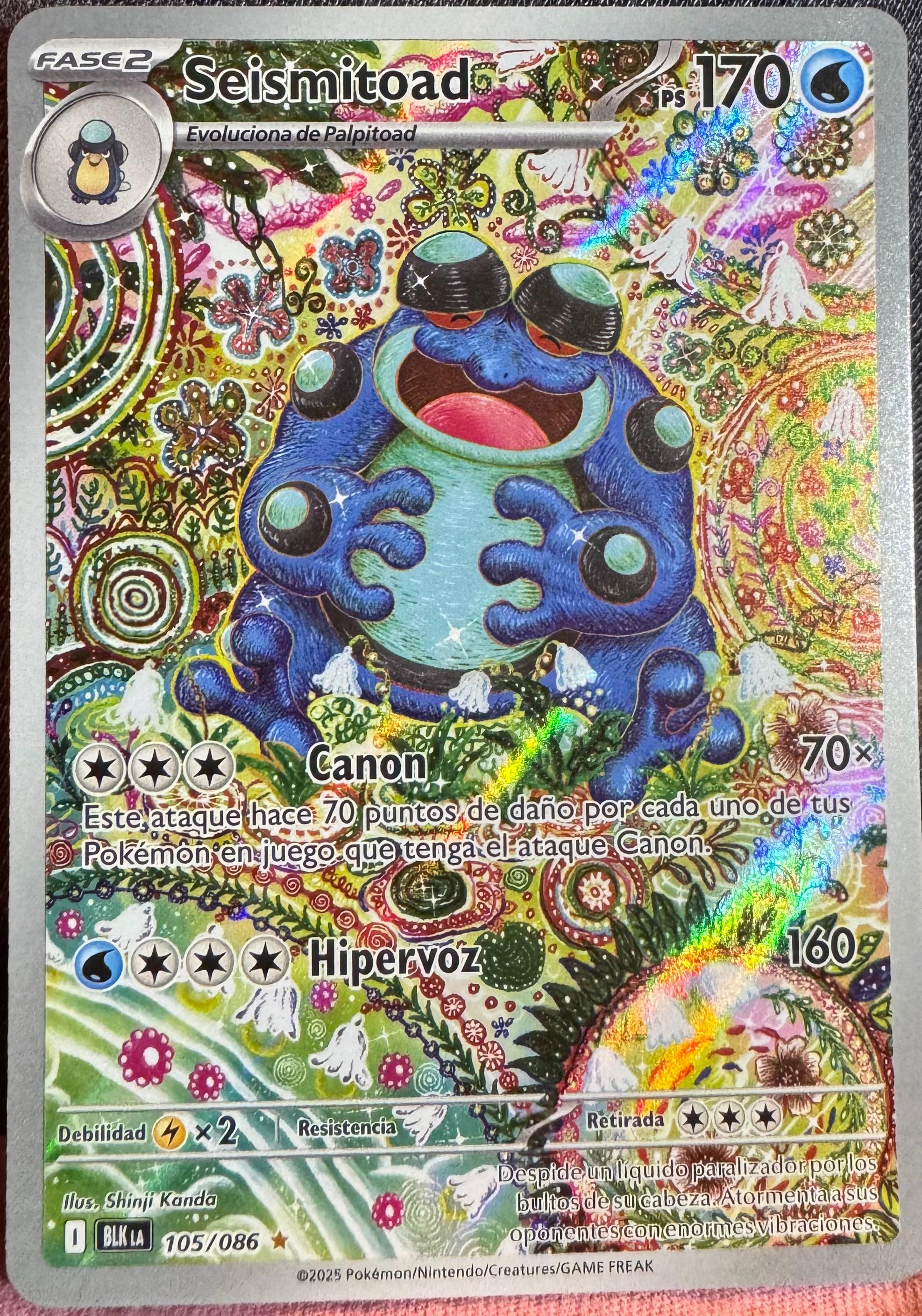Seismitoad - 105/086 - TCGmatch Chile