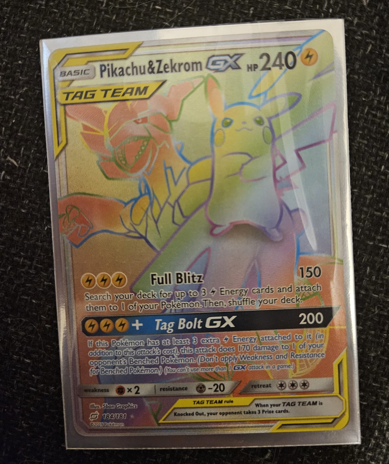 Pikachu & Zekrom-GX - TCGmatch Chile