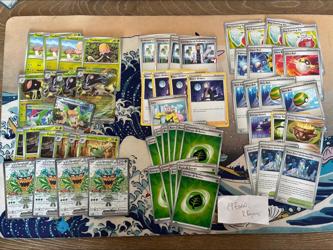 Base Toedscruel con 4 Tealmask Ogerpon