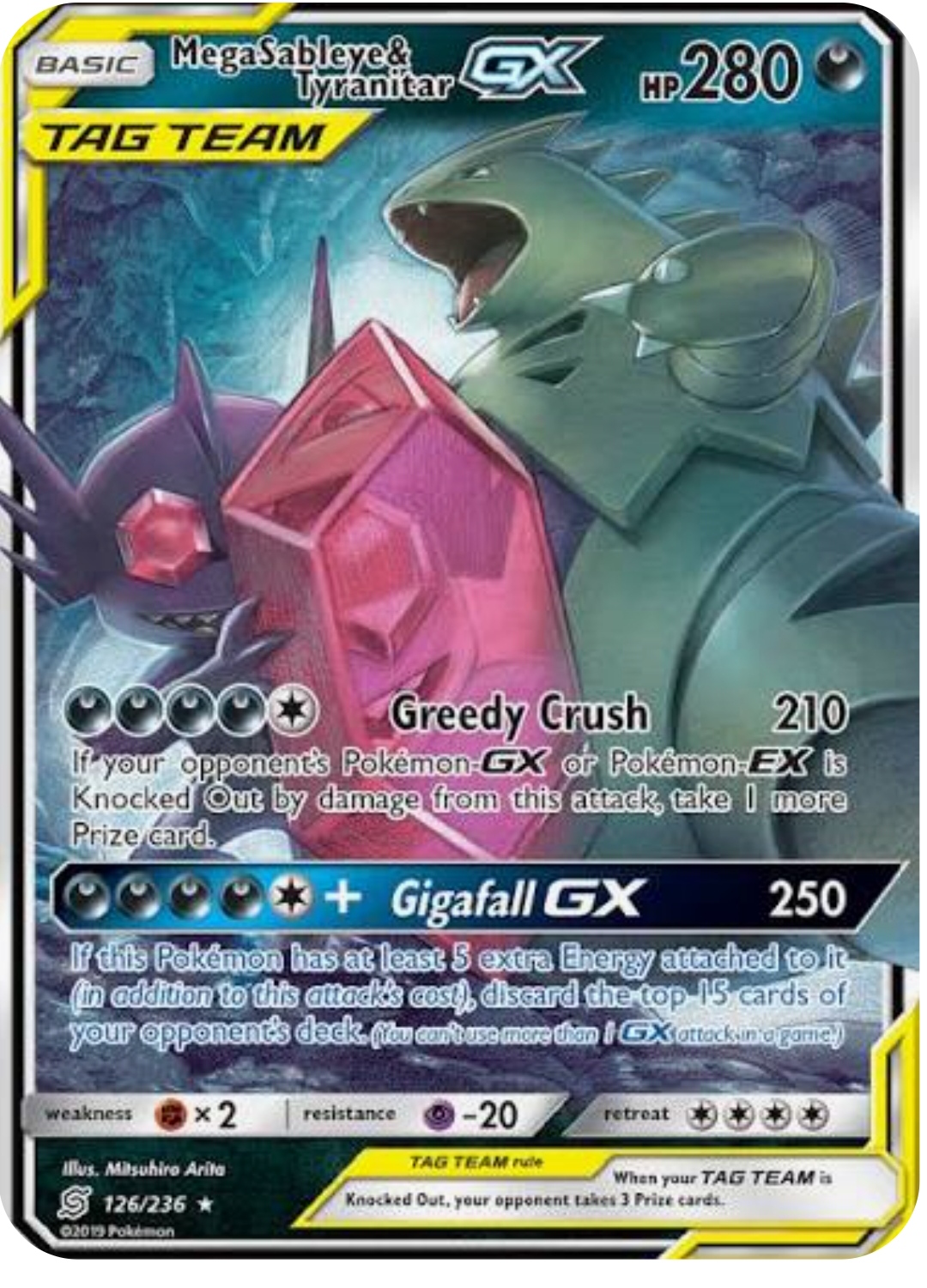 MegaSableye y Tyranitar GX