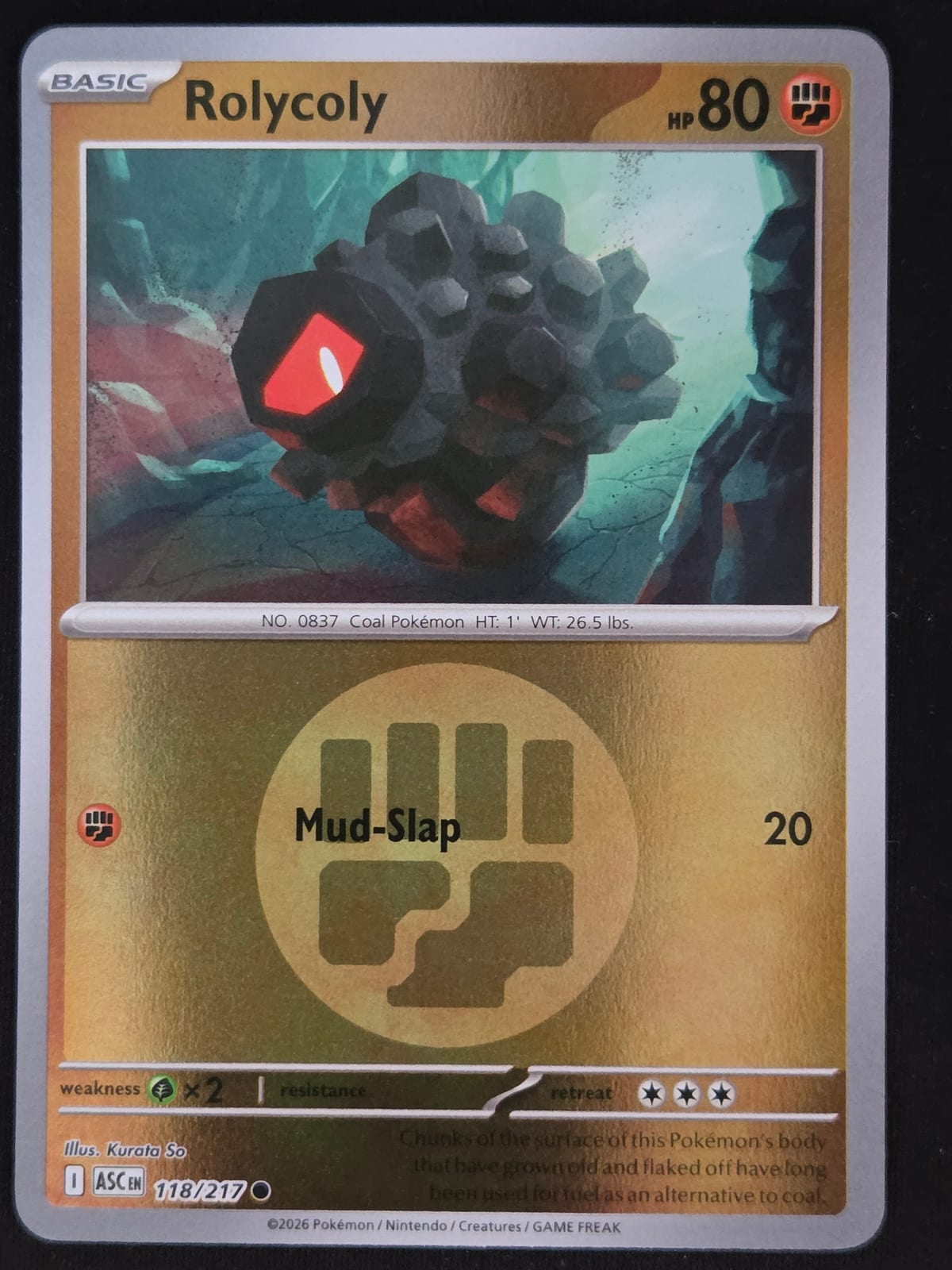 Pokemon Rocoly Rolycoly (Energy Symbol pattern) - TCGmatch Chile