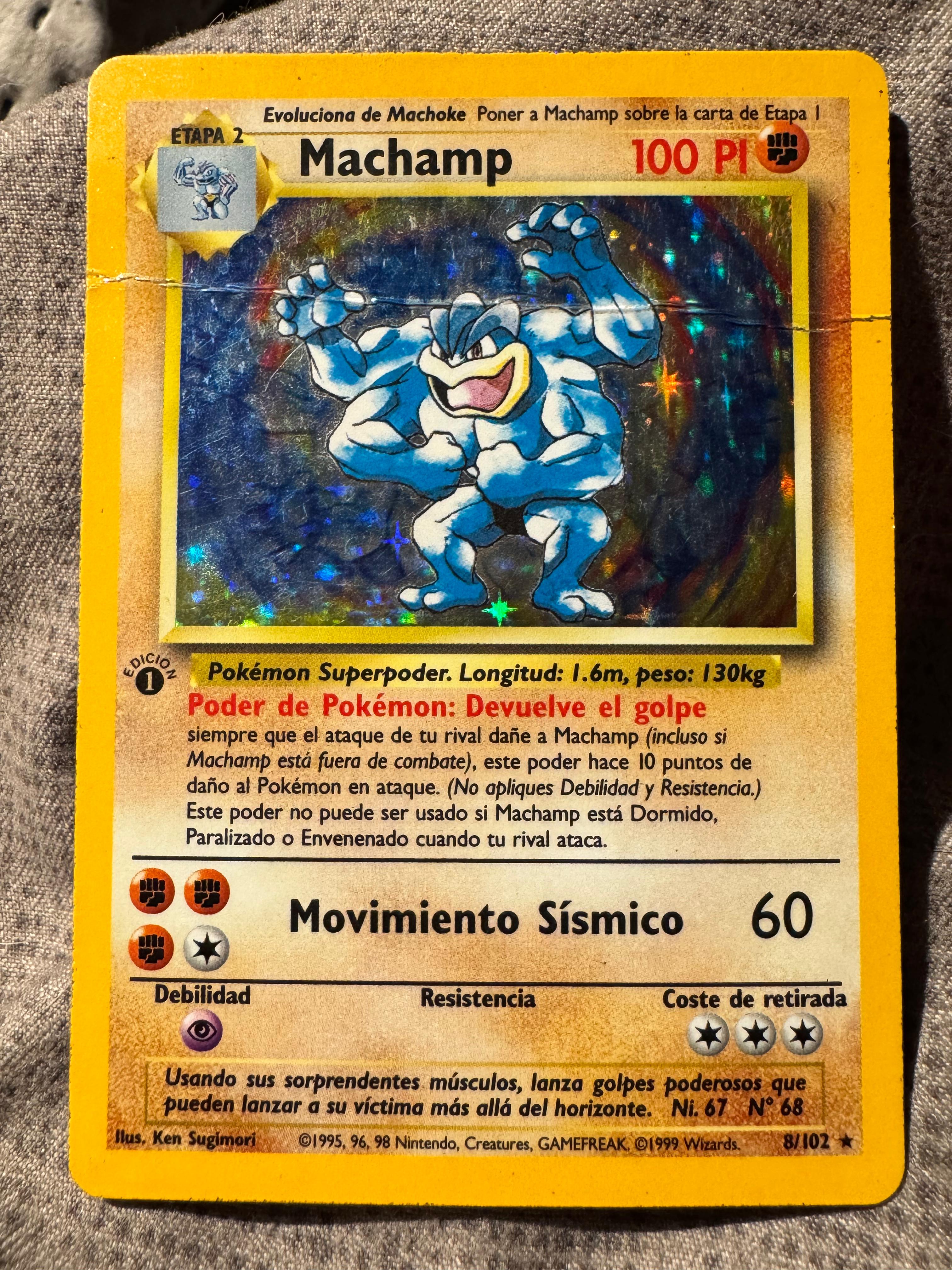 Machamp - 8/102 (Base Set Shadowless) - TCGmatch Chile