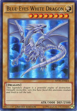 Blue-Eyes White Dragon - MVP1-ENSE4 - Ultra Rare Limited Edition